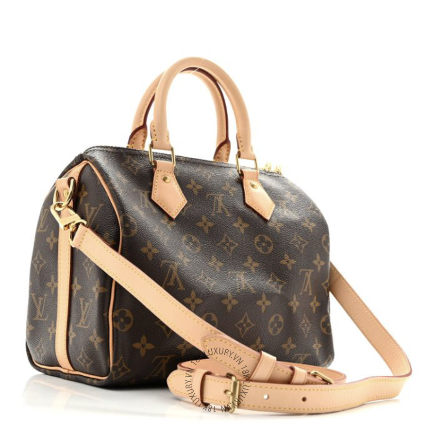 Túi Trống Đeo Chéo Louis Vuitton Monogram Speedy Bandouliere 25 MNGR019