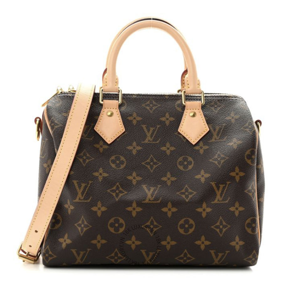 Túi Trống Đeo Chéo Louis Vuitton Monogram Speedy Bandouliere 25 MNGR019