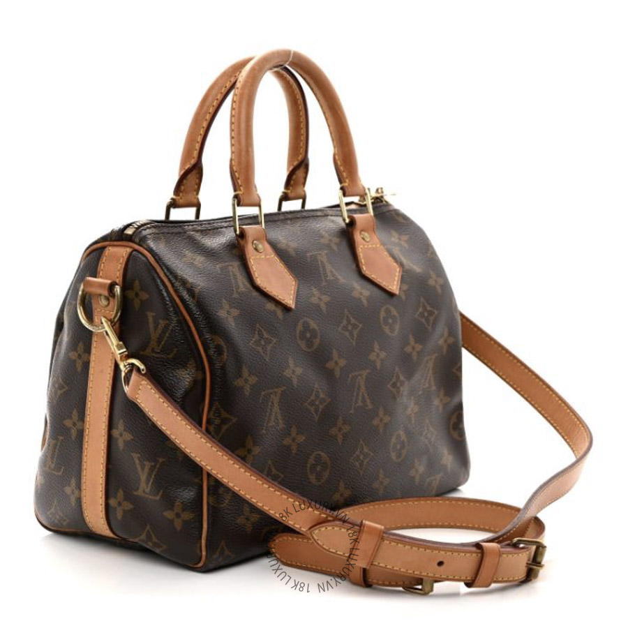 Túi Trống Đeo Chéo Louis Vuitton Monogram Speedy Bandouliere 25 MNGR223