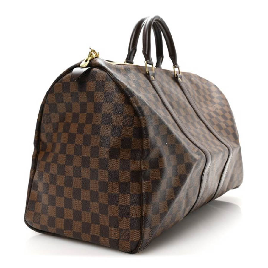 Túi trống du lịch Louis Vuitton Damier Ebene Keepall 50 QWE716