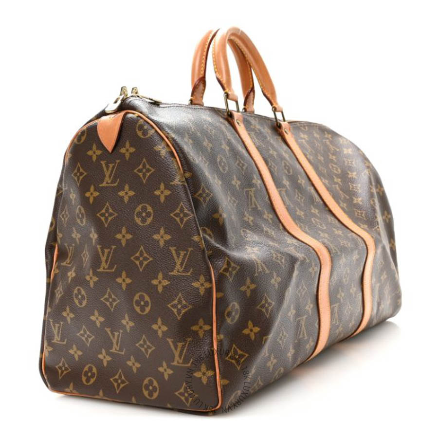 Túi trống du lịch Louis Vuitton Monogram Keepall 50 QWE738