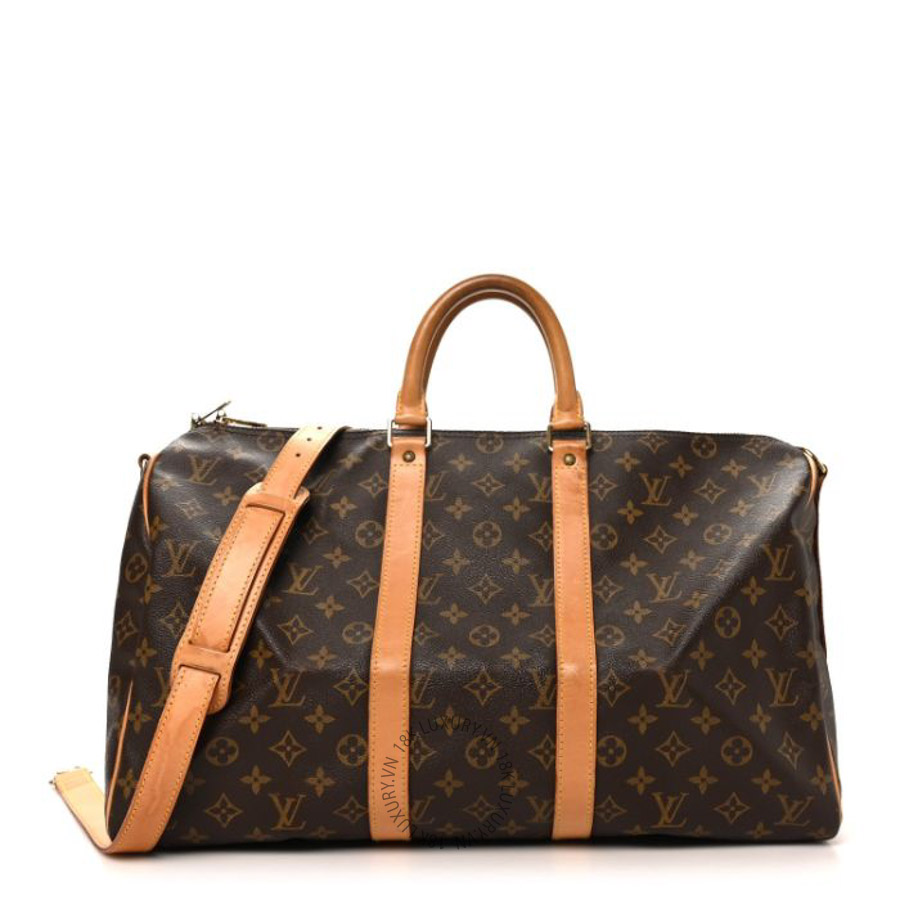 Túi trống du lịch LV Monogram Keepall Bandouliere 45 QWE719