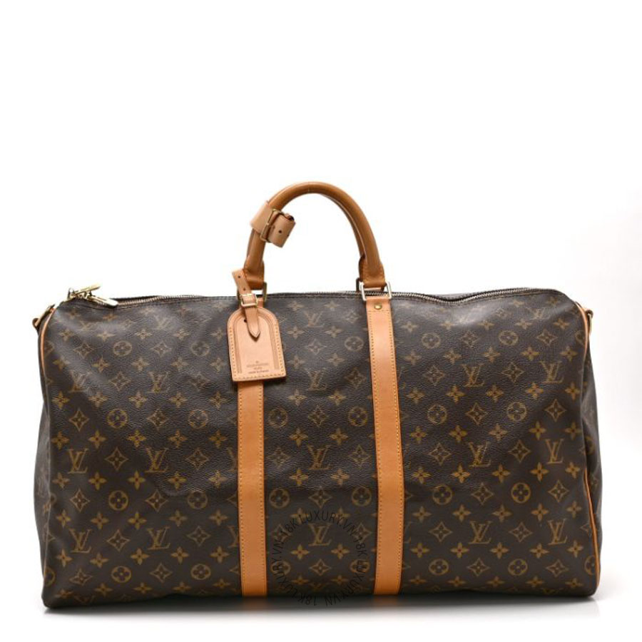 Túi trống du lịch LV Monogram Keepall Bandouliere 55 QWE683