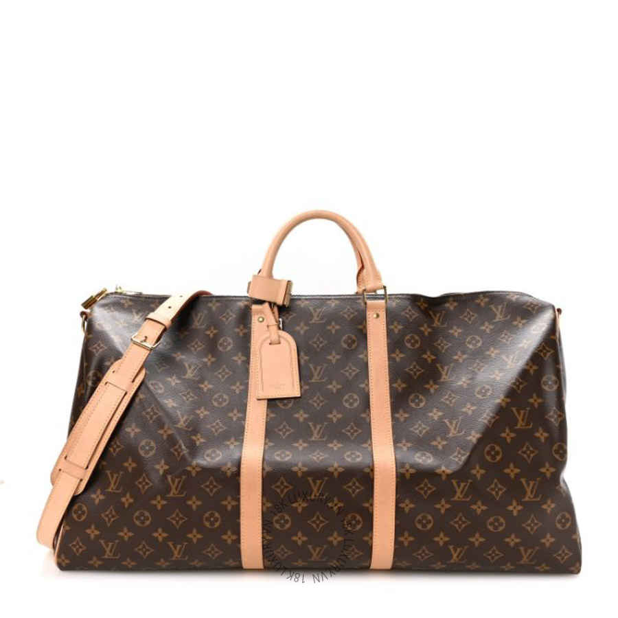 Túi Trống Du Lịch LV Monogram Keepall Bandouliere 60 QWE1591