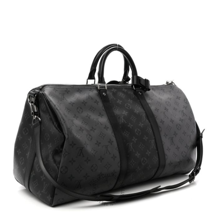 Túi trống du lịch LV Reverse Monogram Eclipse Keepall Bandouliere 50 QWE941