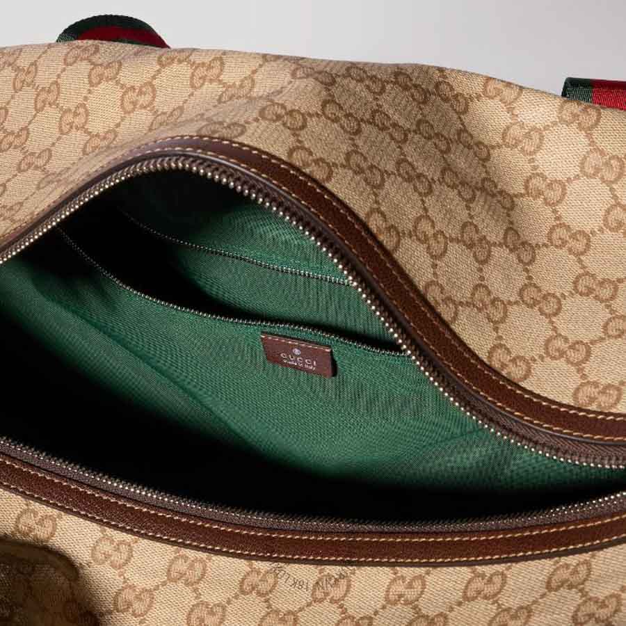Túi Trống Gucci Medium duffle bag with Web A00BC5 FAGNV 9663 GFD456 19 Túi Trống Gucci Medium duffle bag with Web A00BC5 FAGNV 9663 GFD456