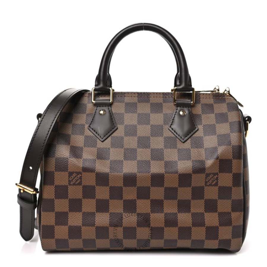 Túi Trống Louis Vuitton Damier Ebene Speedy Bandouliere 25 QWE1472
