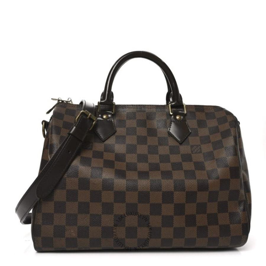 Túi Trống Louis Vuitton Damier Ebene Speedy Bandouliere 30 NSBD191