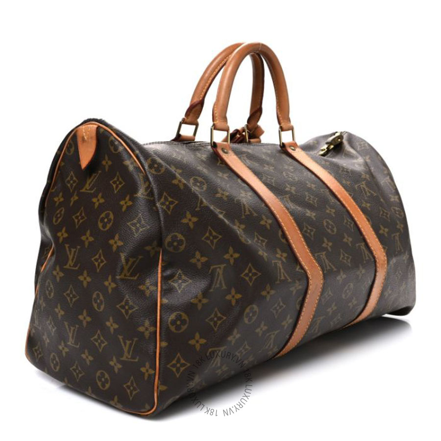 Túi trống Louis Vuitton Monogram Keepall 50 FPNG072