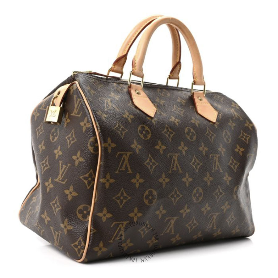 Túi Trống Louis Vuitton Monogram Speedy 30 MNGR573
