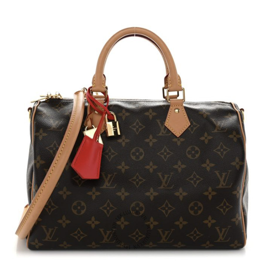 Túi Trống Louis Vuitton Monogram Speedy Soft Crafty 30 NSBD337