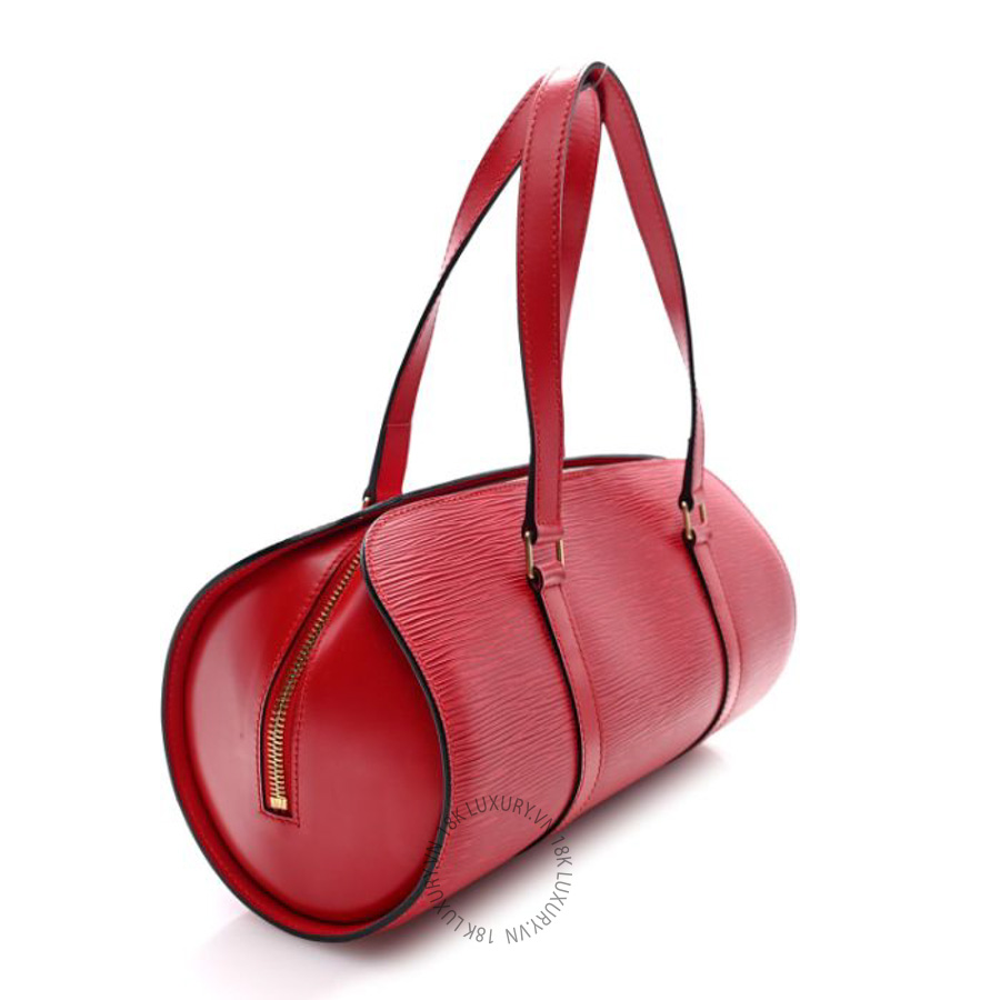 Túi trống LV Epi Soufflot Castillan Red QWE795