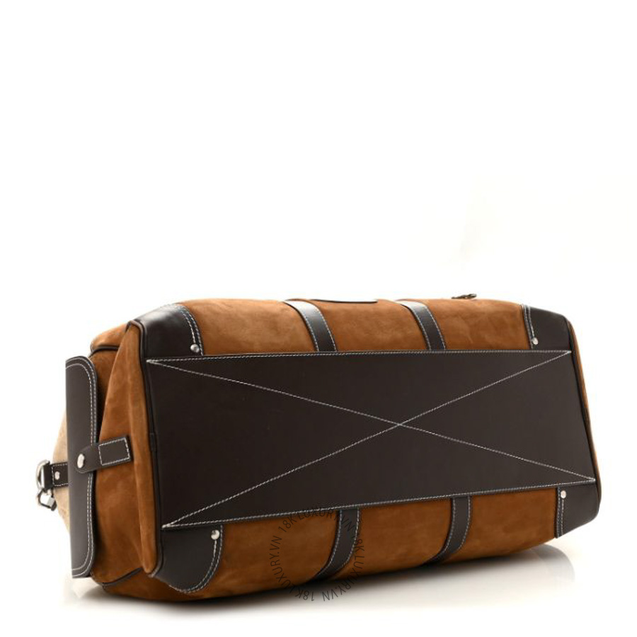 Túi trống LV X NIGO Suede Monogram Keepall Bandouliere 50 Tan FPNG1071