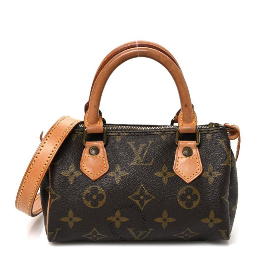 Túi trống mini đeo chéo LV Monogram Mini Sac HL Speedy QWE1031