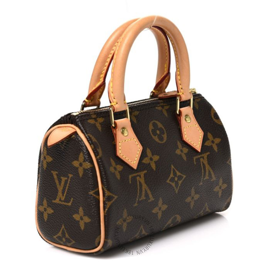 Túi trống mini đeo chéo LV Monogram Mini Sac HL Speedy QWE635