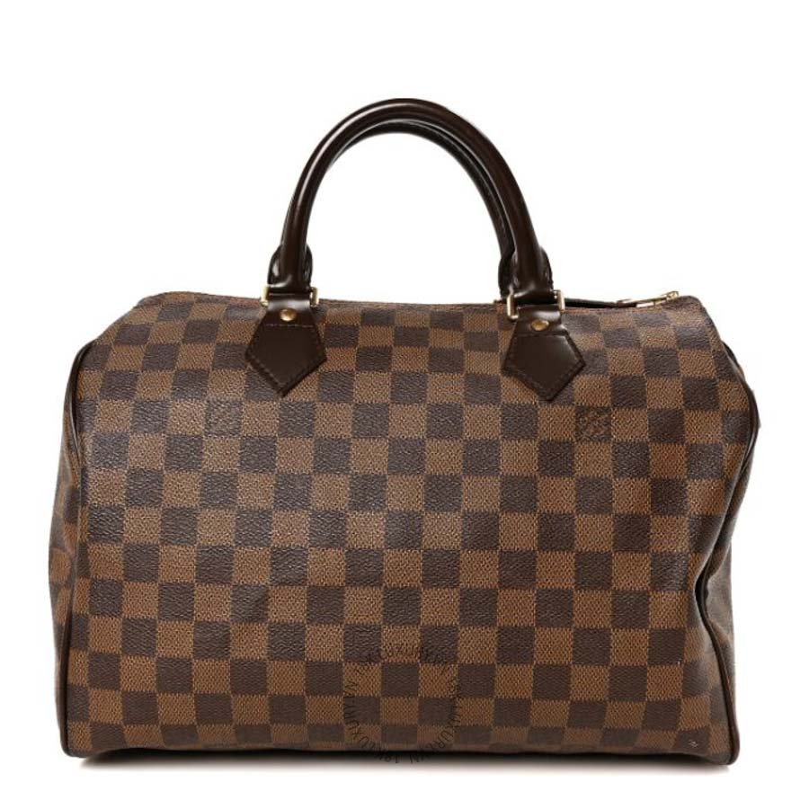 Túi trống xách đeo chéo Louis Vuitton Damier Ebene Speedy 30 QWE1194