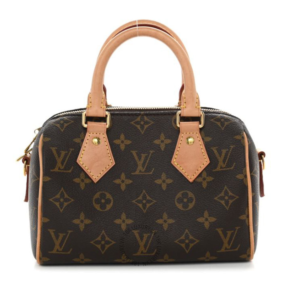 Túi trống xách đeo chéo Louis Vuitton Monogram Speedy Bandouliere 20 QWE1178