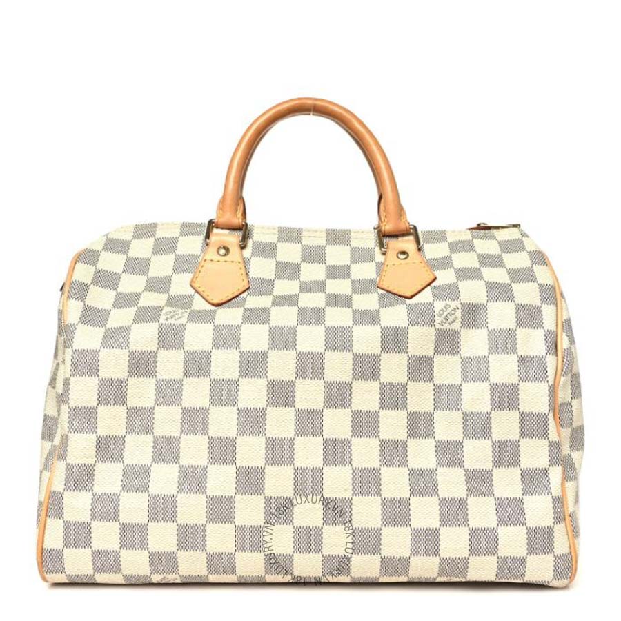 Túi trống xách đeo chéo LV Damier Azur Speedy 35 QWE995