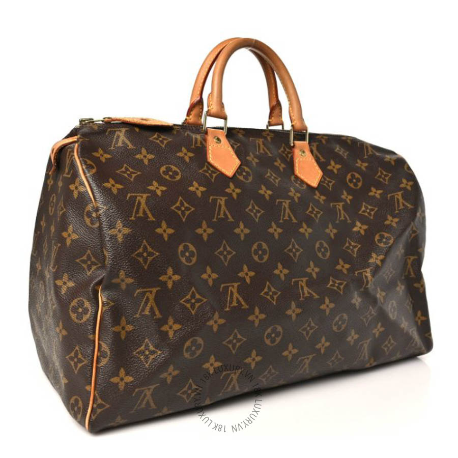 Túi trống xách đeo chéo LV Monogram Speedy 40 QWE821