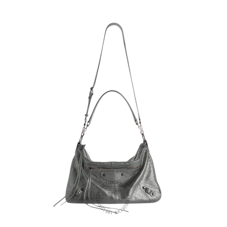 Túi Xách Balenciaga Men's Le City Moto Medium in Volcanic Rock 8661052ABEK1251 BCA062