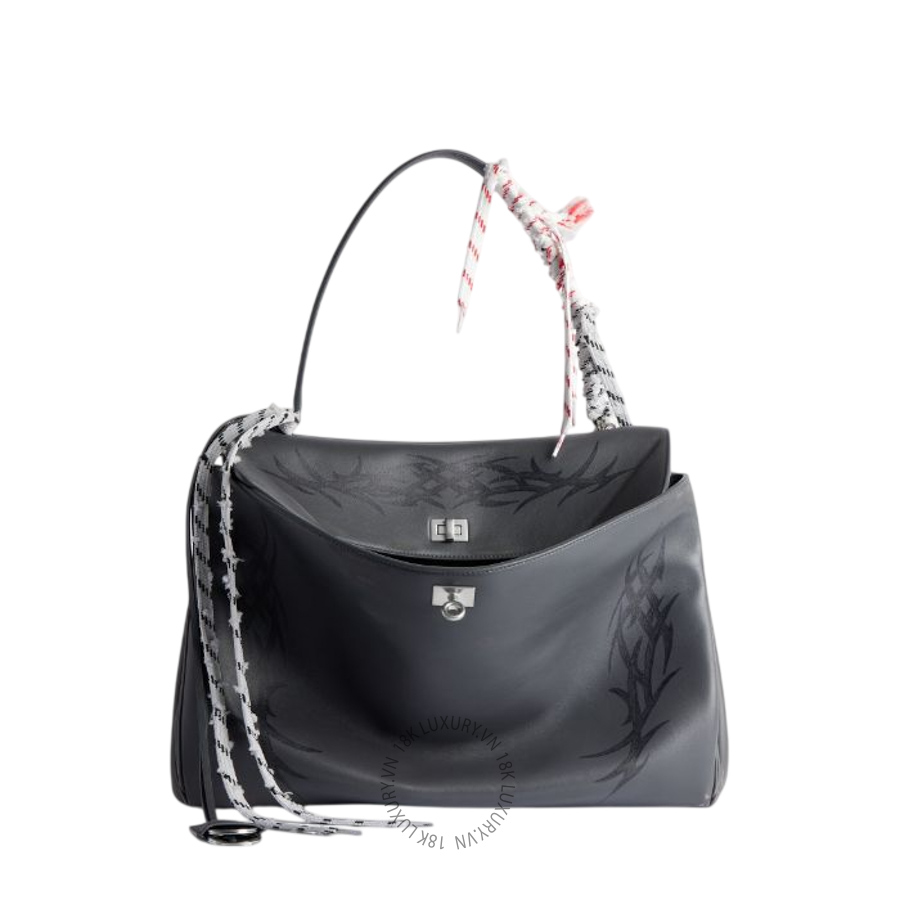 Túi Xách Balenciaga Men's Rodeo Handbag Large in Grey 7897442ACAE1239 BCA087