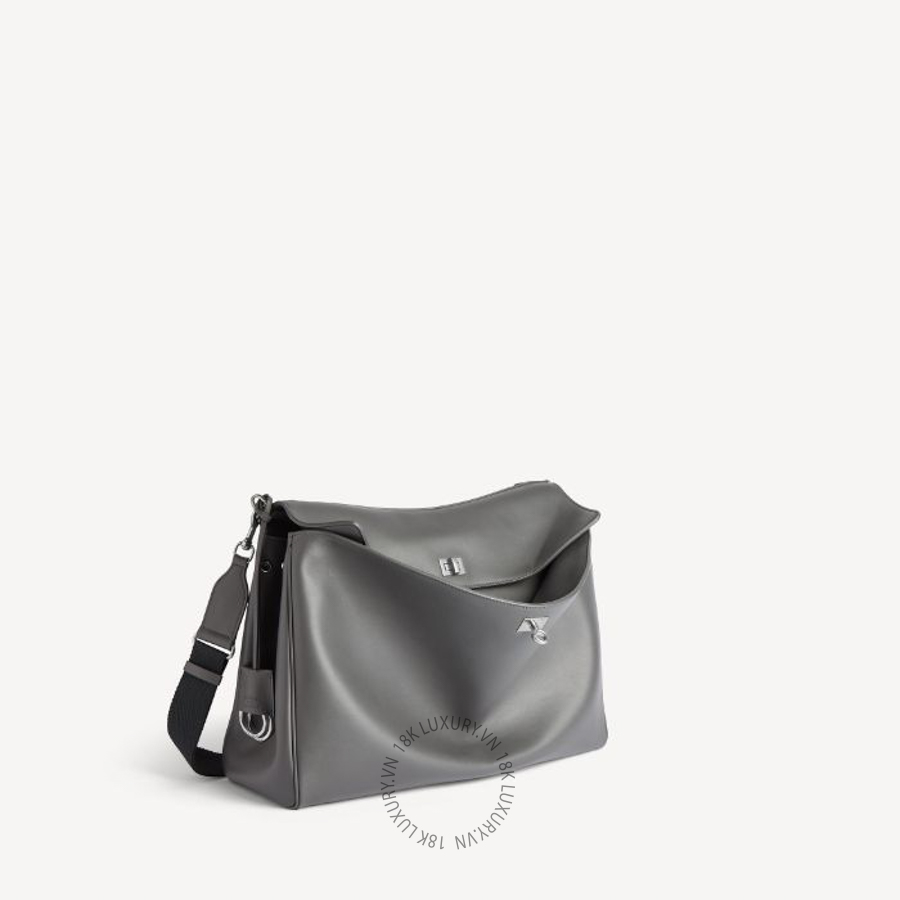 Túi Xách Balenciaga Men's Rodeo Messenger Bag Medium in Grey 8218872ABOX1239 BCA108