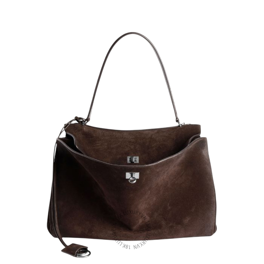 Túi Xách Balenciaga Rodeo Handbag Large in Light Espresso 7897442AB4G2308 BCA090