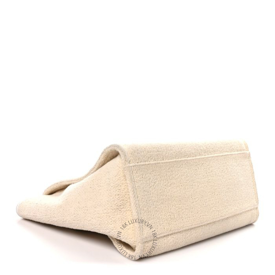 Túi Xách Chanel Canvas Large Deauville Tote White CVB725 8 Túi Xách Chanel Canvas Large Deauville Tote White CVB725
