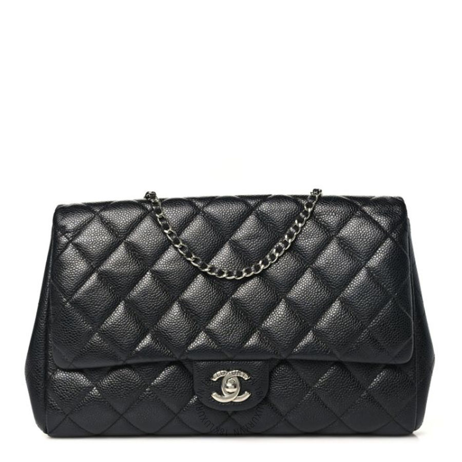 Túi xách Chanel Caviar Quilted Clutch With Chain Flap Black FPTC765