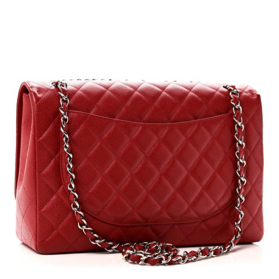 Túi xách Chanel Caviar Quilted Maxi Single Flap Red FPTC072