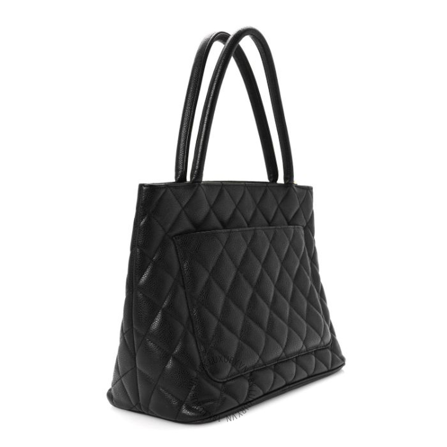 Túi xách Chanel Caviar Quilted Medallion Tote Black FPTC201