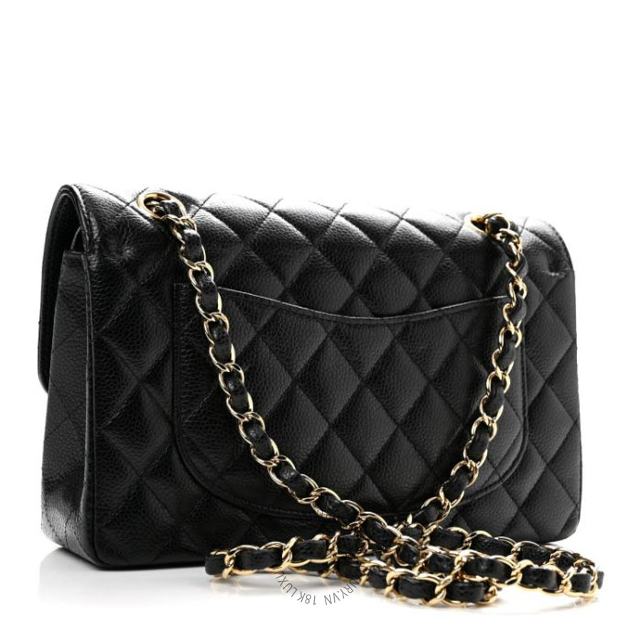 Túi xách Chanel Caviar Quilted Small Double Flap Black FPTC423