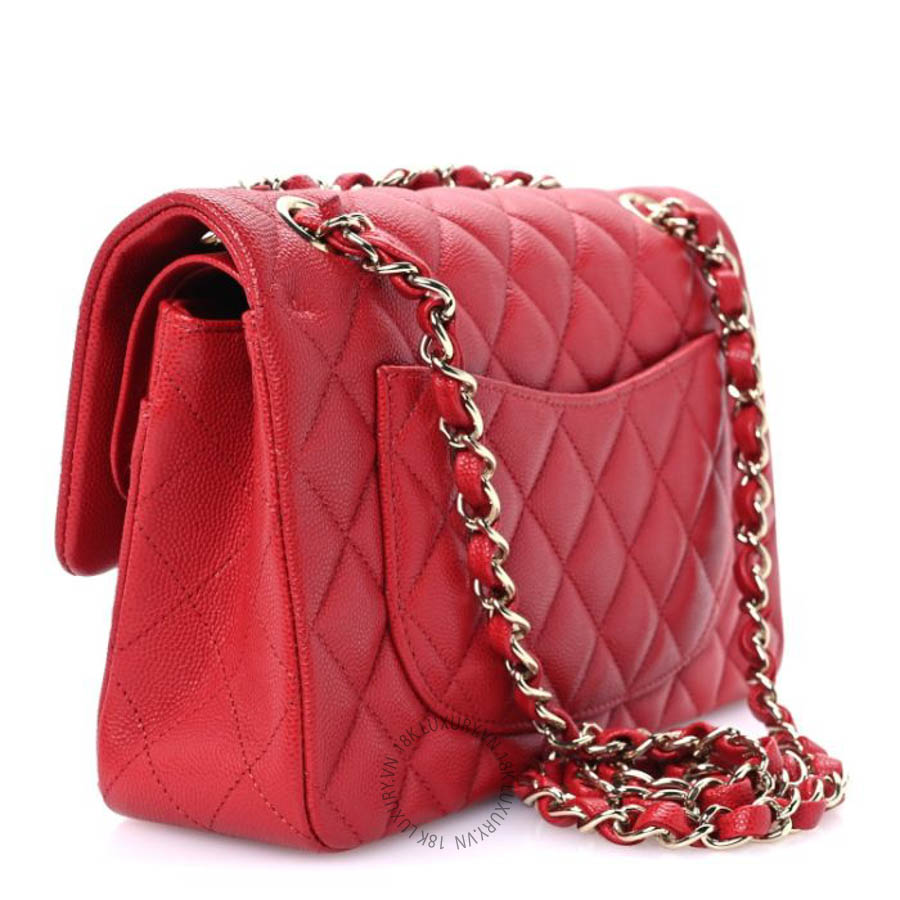 Túi xách Chanel Caviar Quilted Small Double Flap Red FPTC059