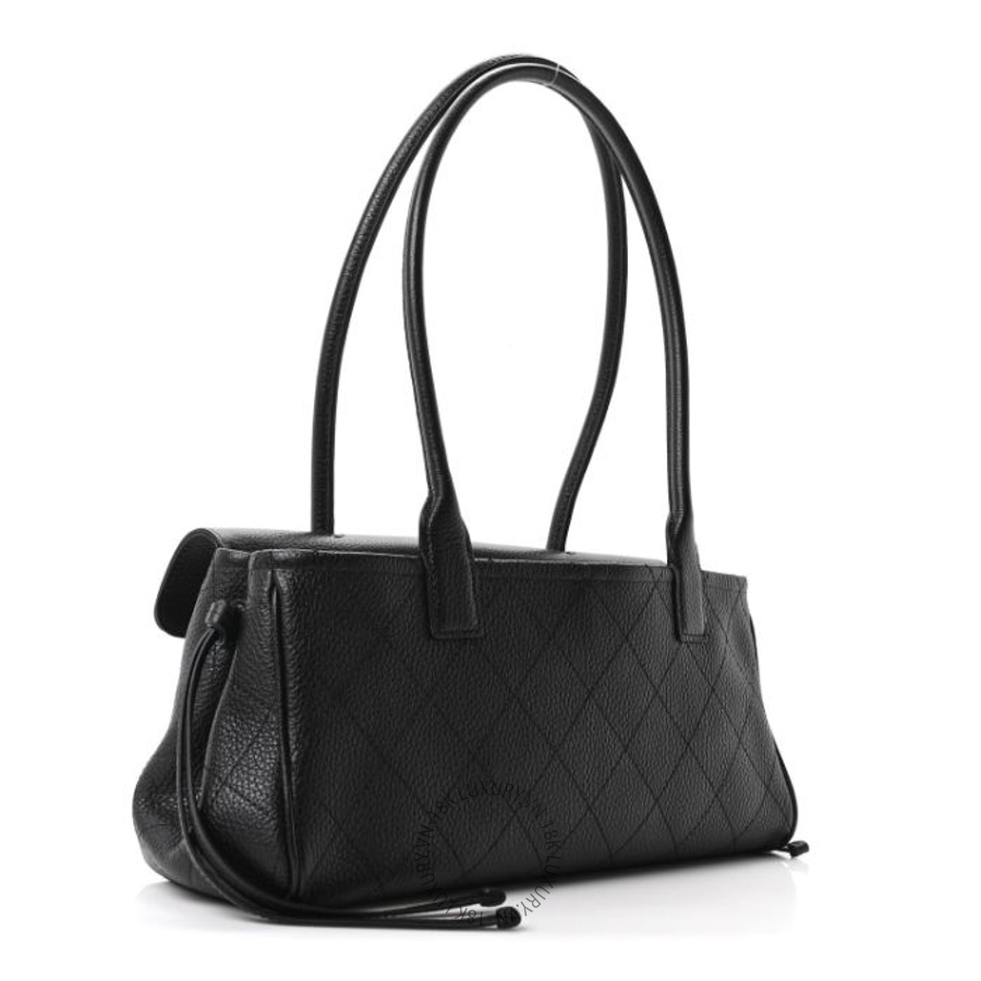 Túi Xách Chanel Grained Calfskin Stitched Urban Essentials Small Shopping Bag Black CVB691
