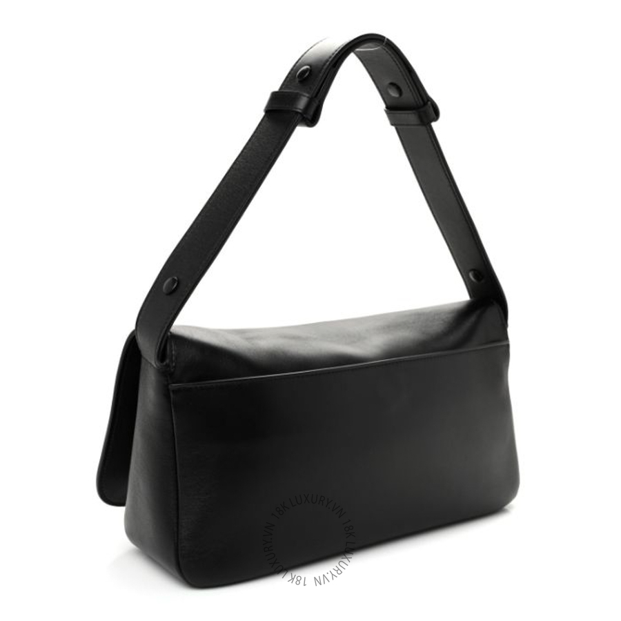Túi Xách Chanel Lambskin CC Maxi Messenger Bag Black CVB1099