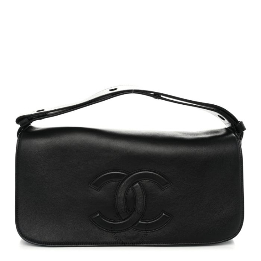 Túi xách Chanel Lambskin CC Maxi Messenger Bag Black FPTC1152
