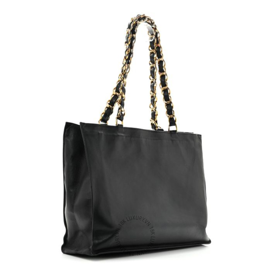 Túi xách Chanel Lambskin CC Tote Black FPTC945