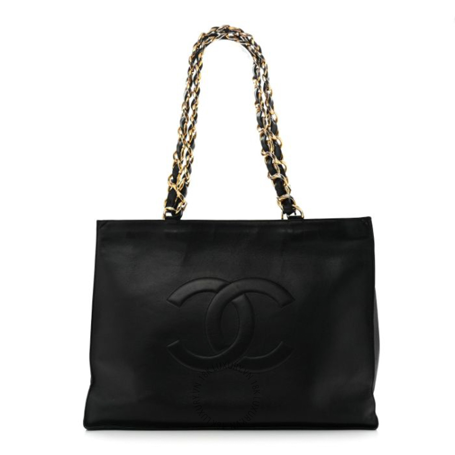 Túi xách Chanel Lambskin CC Tote Black FPTC945
