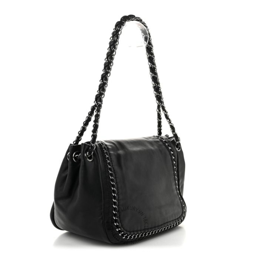 Túi xách Chanel Lambskin Luxe Ligne Flap Black FPTC164