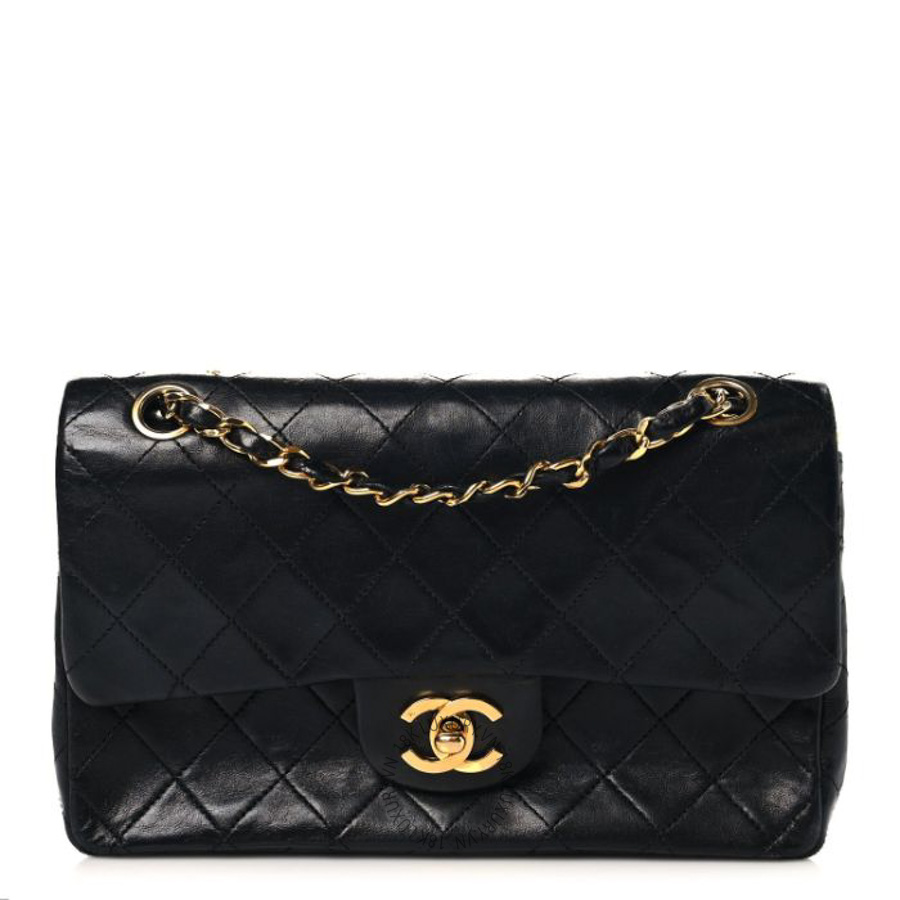 Túi xách Chanel Lambskin Quilted Small Double Flap Black FPTC949