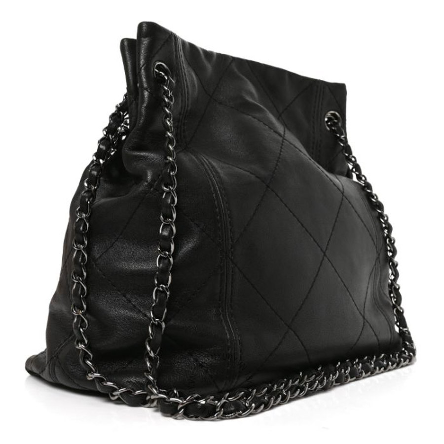 Túi xách Chanel Lambskin Quilted Small Soft Touch Shoulder Bag Black FPTC759