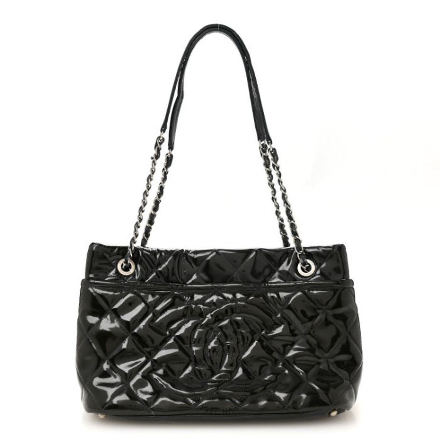Túi Xách Chanel Patent Quilted Timeless CC Soft Tote Black CVB1107
