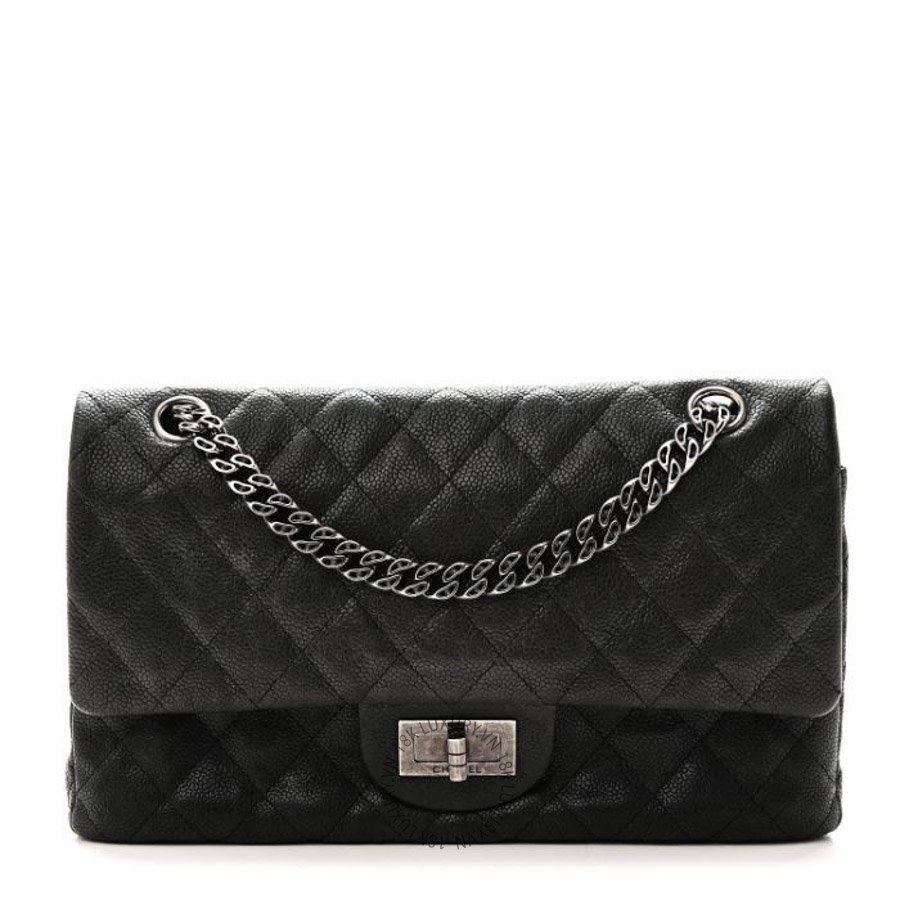 Túi xách Chanel Washed Caviar Quilted 2.55 Reissue 225 Bijoux Chain Flap Black FPTC193