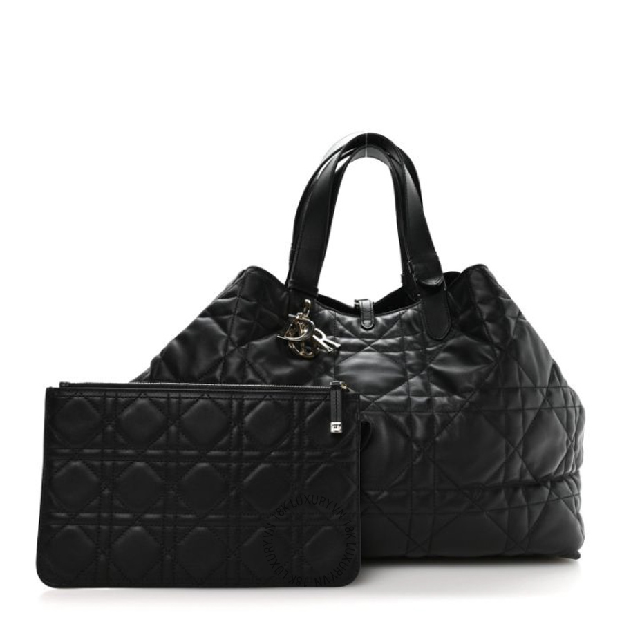 Túi Xách Christian Dior Calfskin Macrocannage Large Toujours Black SPSS262