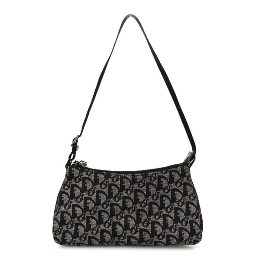 Túi xách Christian Dior Monogram Shoulder Bag Pochette Black DIO130