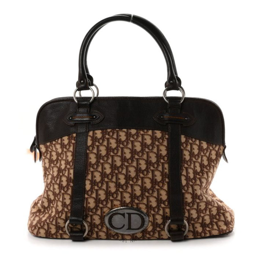 Túi xách Christian Dior Monogram Traveler Satchel Brown DIO184