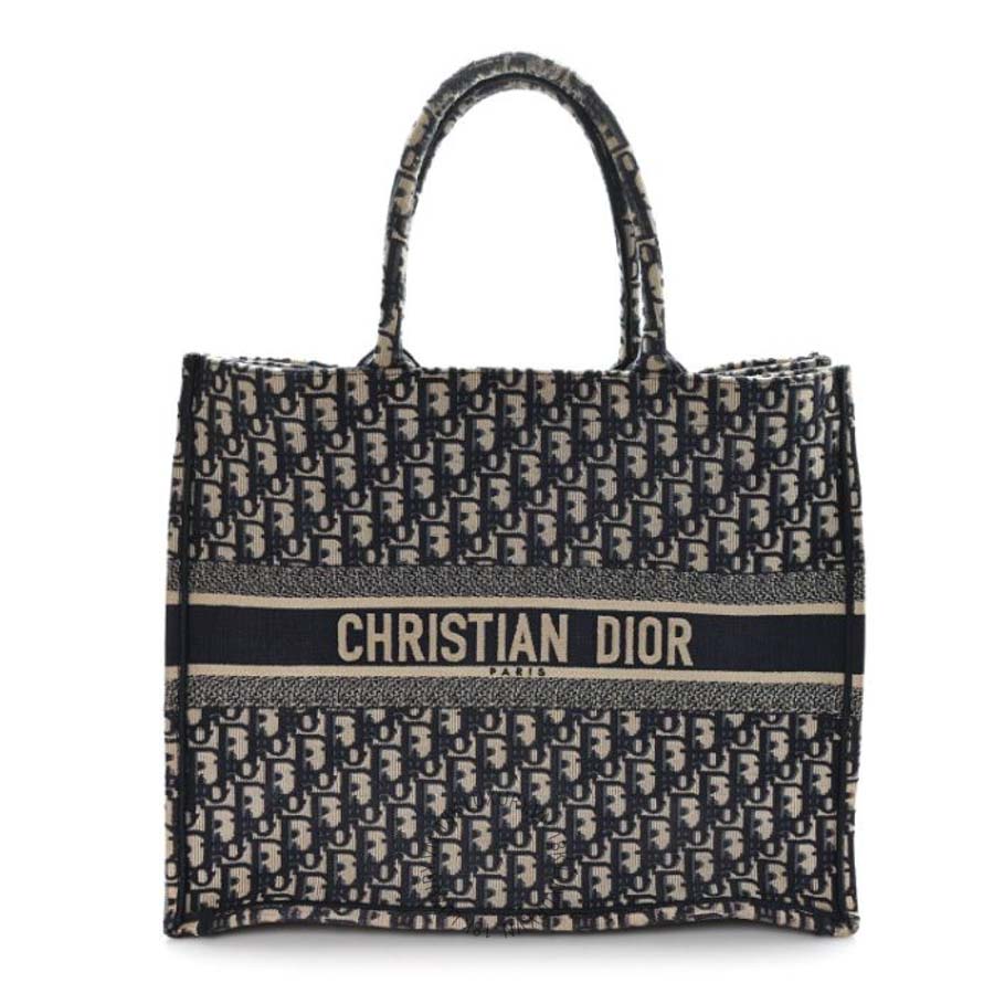 Túi xách Christian Dior Oblique Large Book Tote Blue Multicolor DIO050