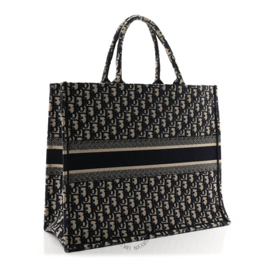 Túi xách Christian Dior Oblique Large Book Tote Blue Multicolor FPTD283