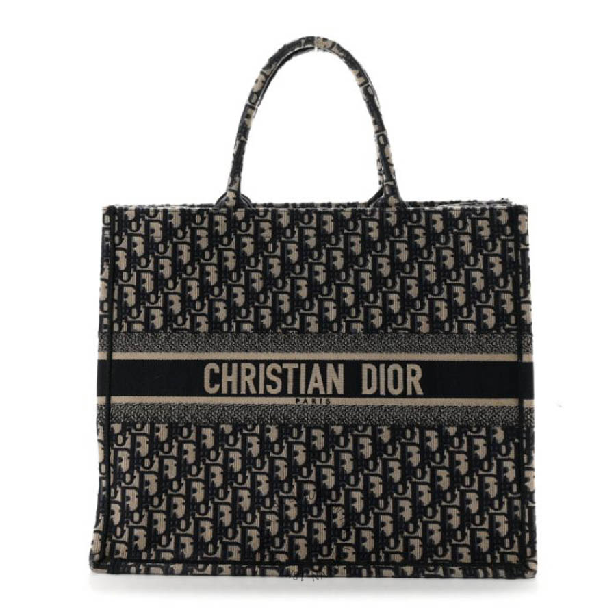 Túi xách Christian Dior Oblique Large Book Tote Blue Multicolor FPTD283