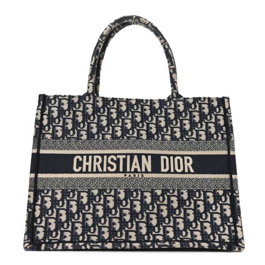 Túi xách Christian Dior Oblique Medium Book Tote Blue Multicolor DIO118